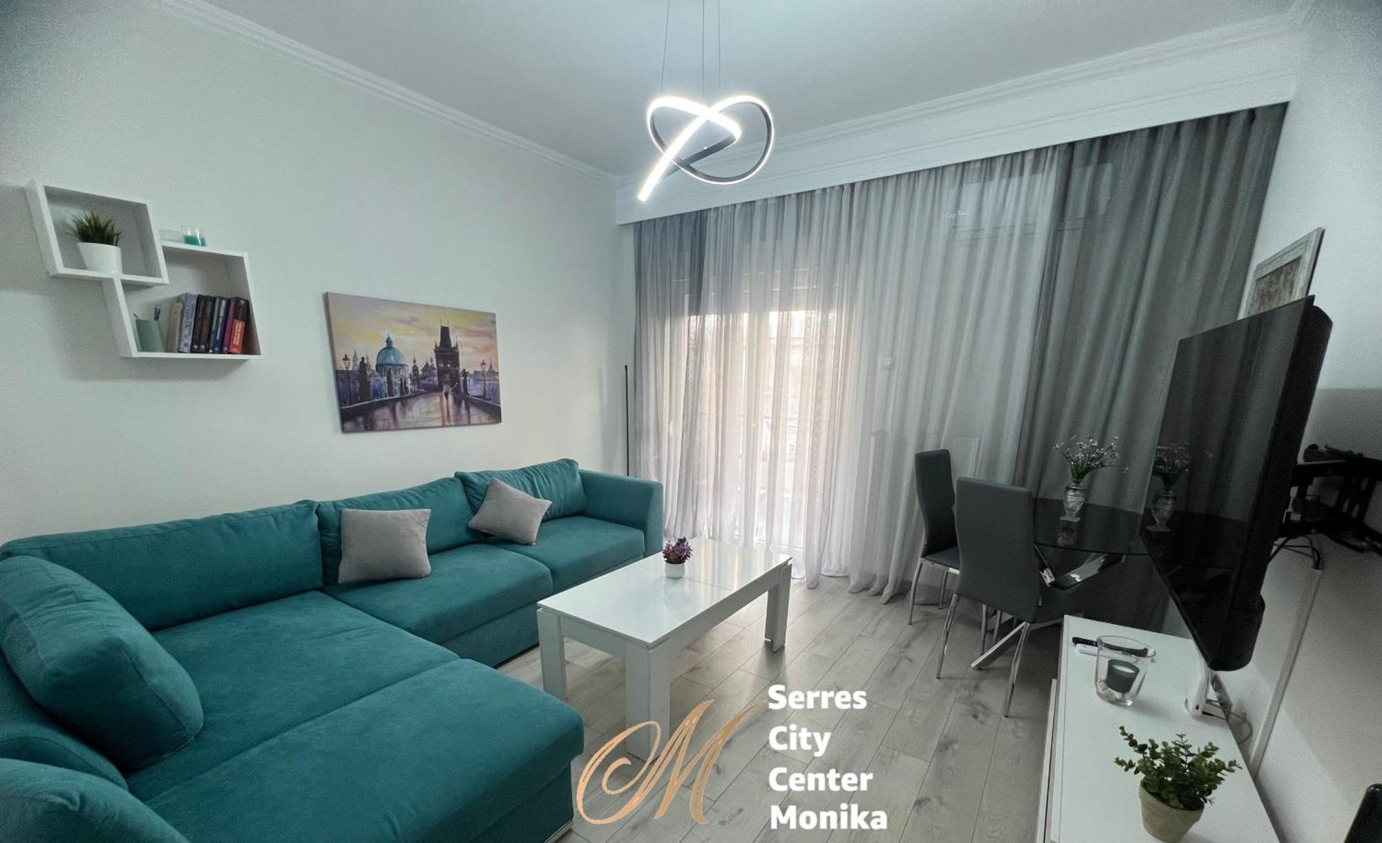 Serres City Center Modern Apartment Екстер'єр фото